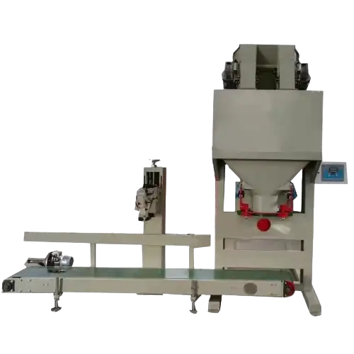 Charcol bagging machine front view