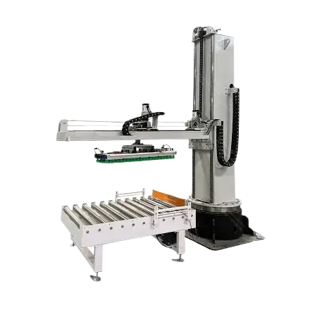 Column Palletiser with conveyor