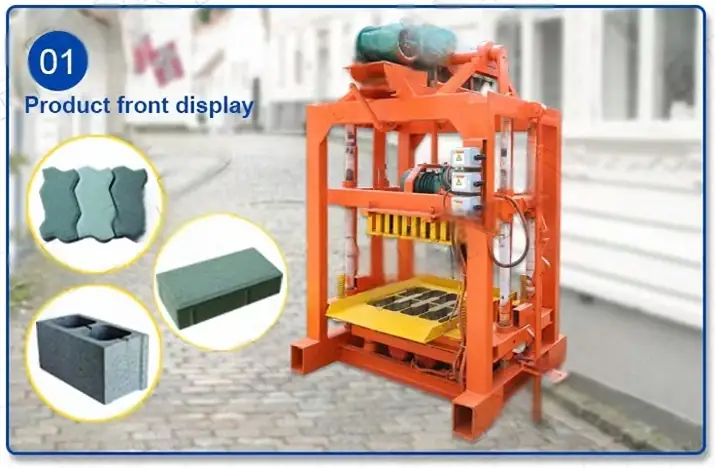 1. Block making machine