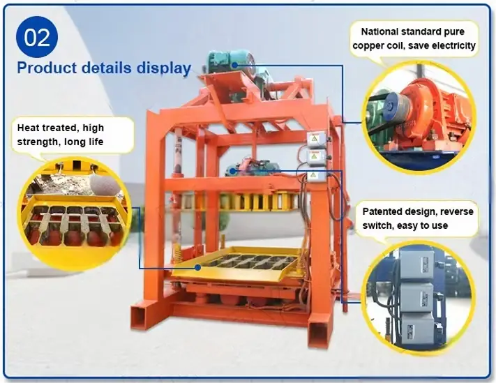 2. Block making machine