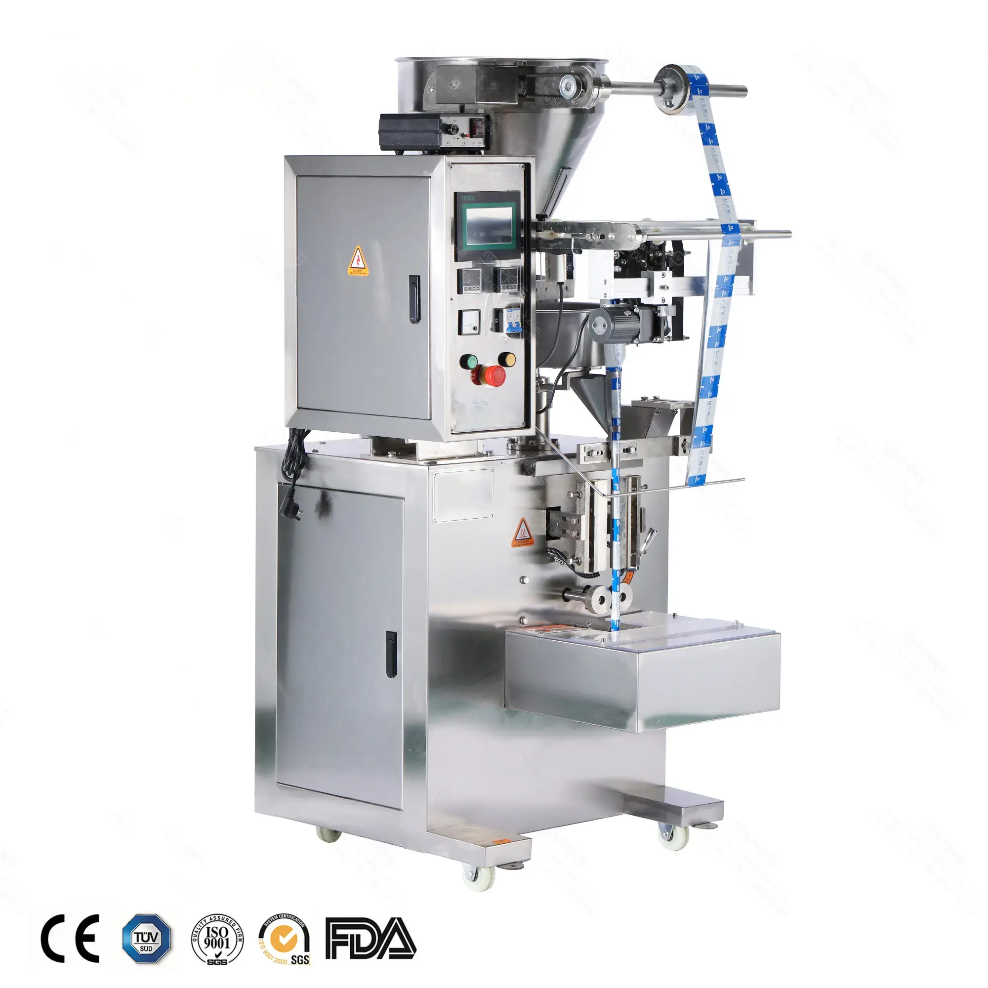 3 sides sealingback seal Vertical Granule Seal Packaging Machine left side