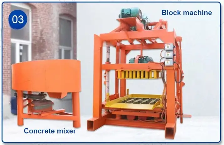 3. Block making machine