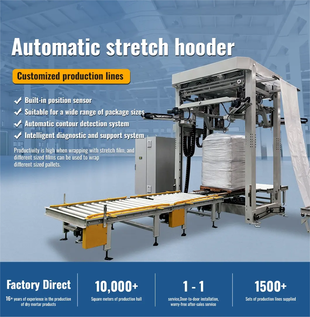 Automatic Stretch hooder wrapping machine summary