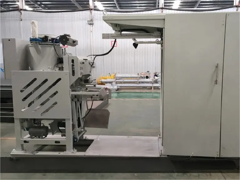 Automatic bag placer for packing machine 6