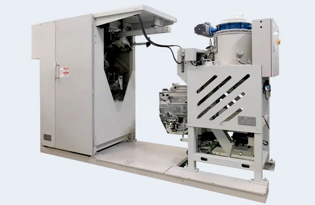 Automatic bag placer for packing machine 8