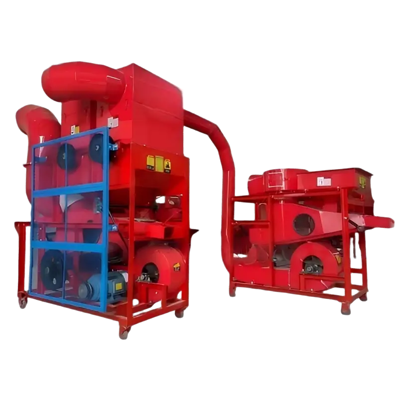 Automatic peanut sheller machine with destoner