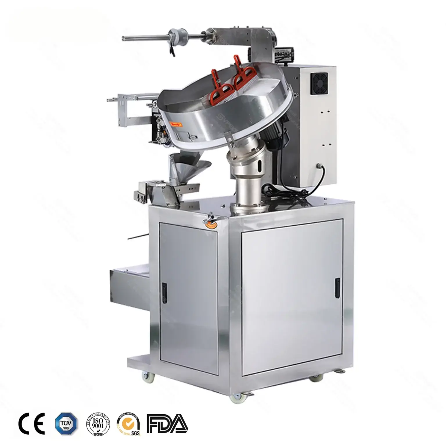 Counting pills packing machine right side view