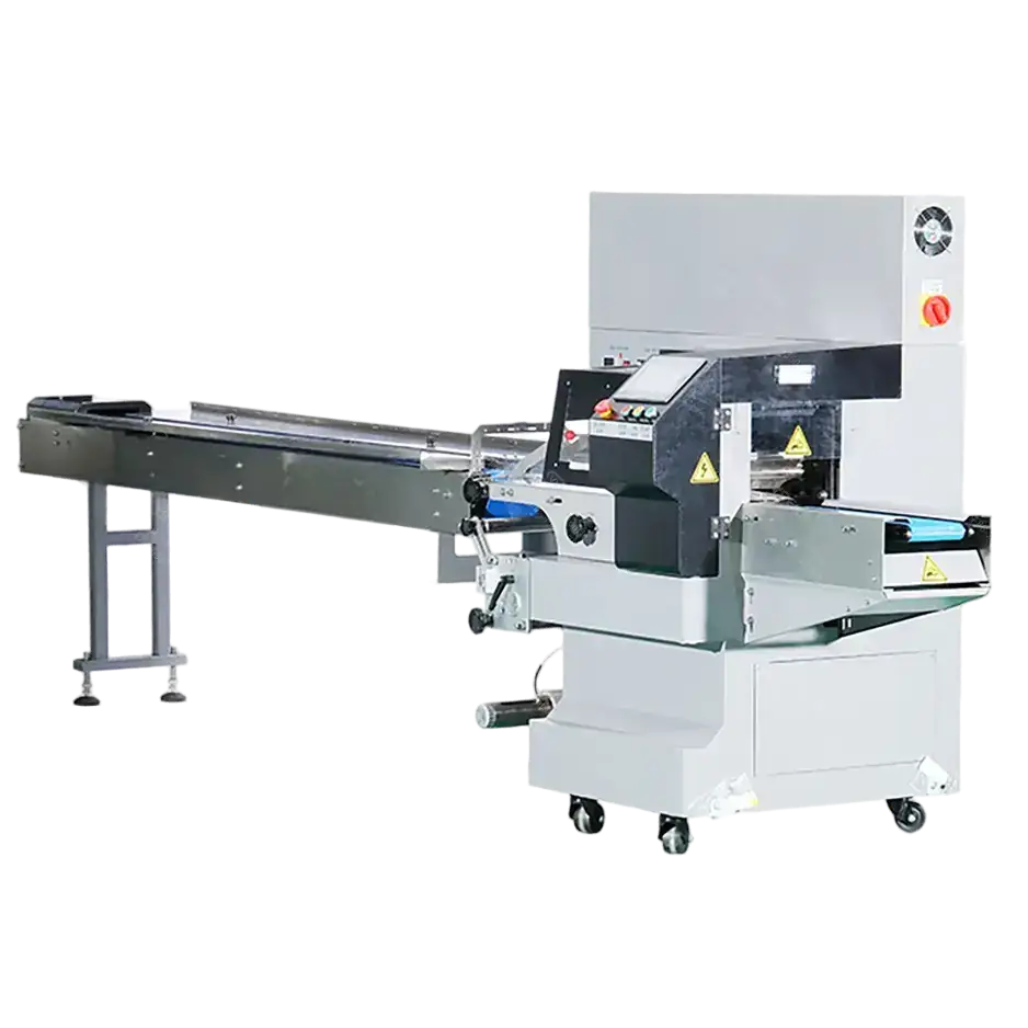 Flow Wrapping machine right side view