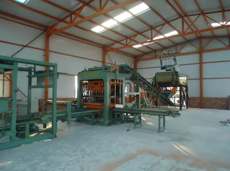 Full Automatic Block Making Machinery inside
