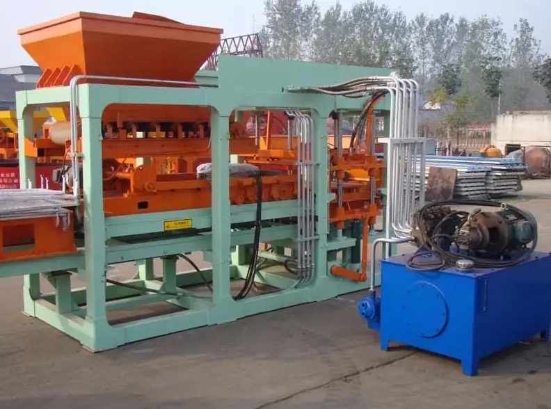 Full Automatic Block Making Machinery outside closer view