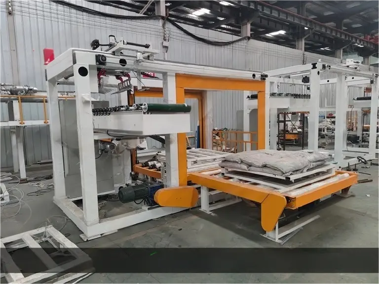 High level Palletiser side further view