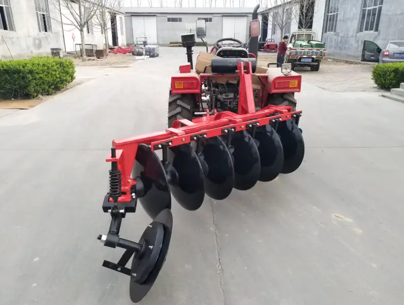 Paddy field Disc Plough outside