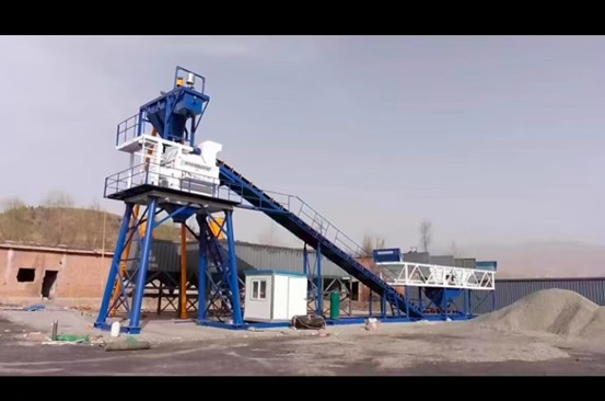 Concrete batching plant outdoor