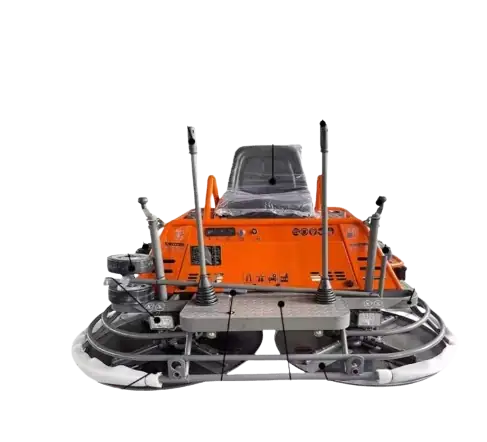Ride on Concrete Trowel orange side