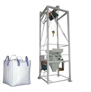 Outlet spout bulk bag discharger
