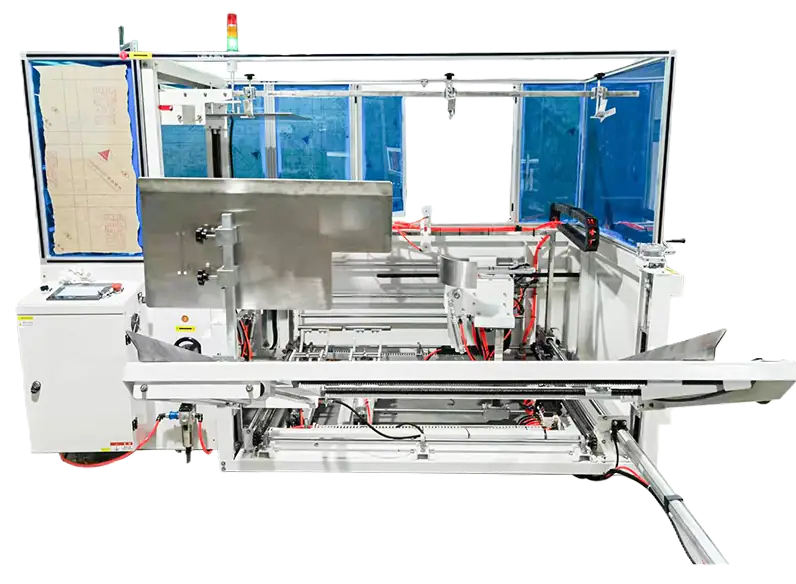Carton Box making Machine with switches