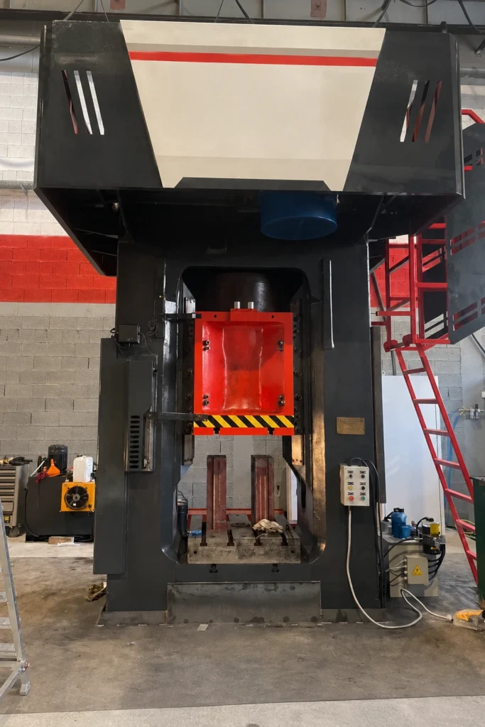 Electric Screw Press client site - front view
