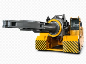 Self-driven trackless loading and unloading machine