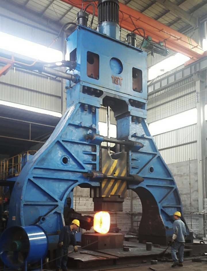 blue fully hydraulic open die forging hammer