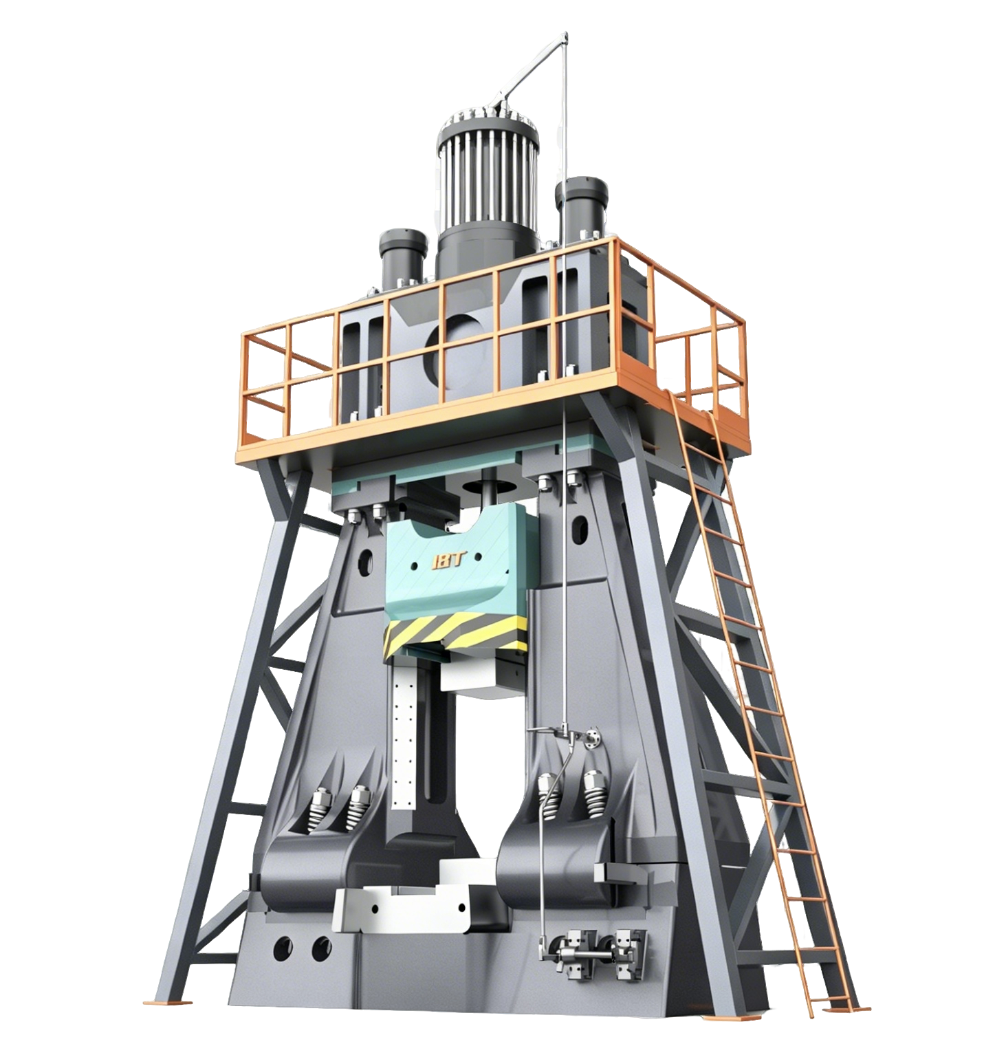 Fully Hydraulic Closed Die Forging Hammer right view