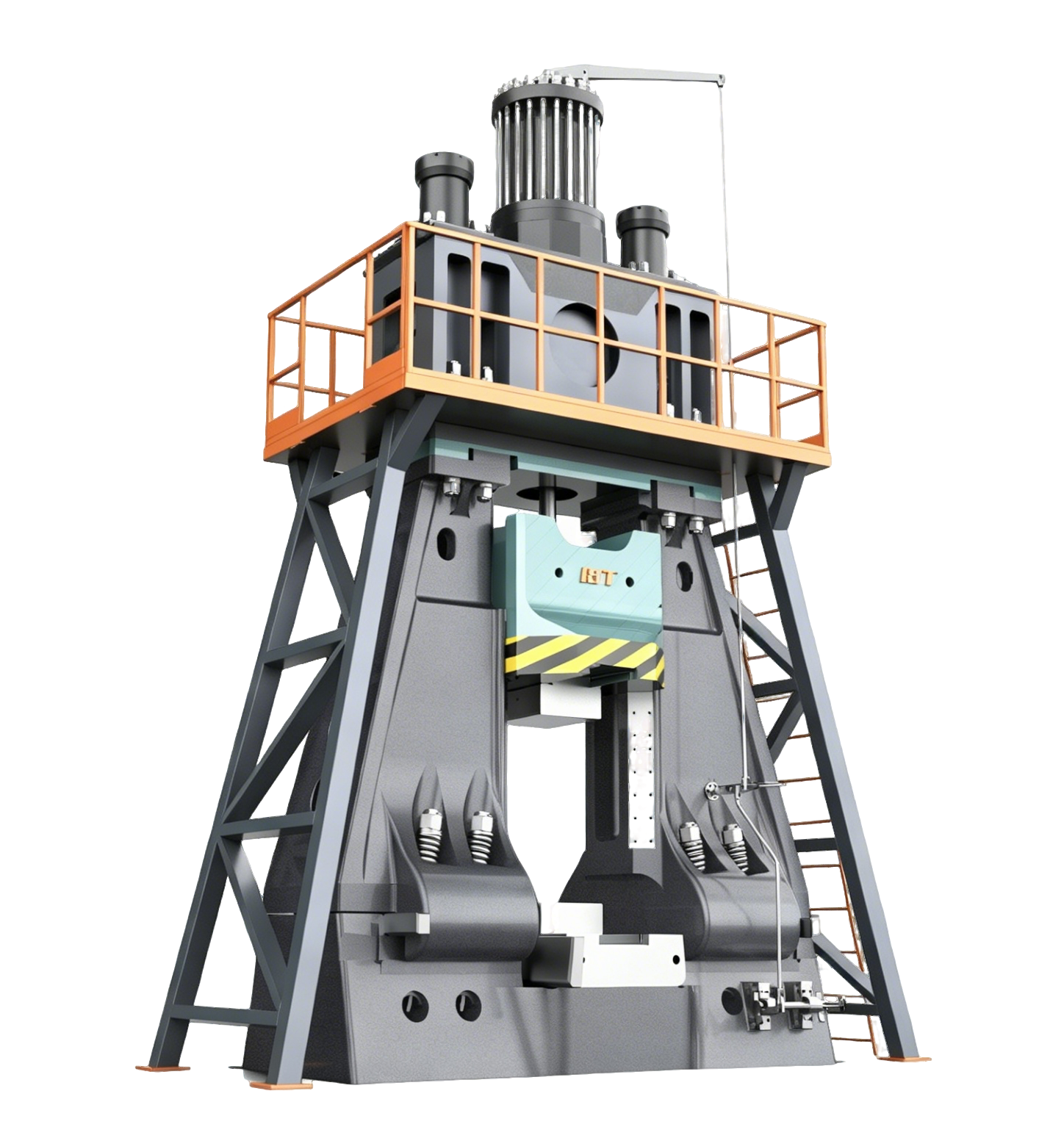 Fully Hydraulic Closed Die Forging Hammer left view