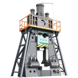 Fully Hydraulic Closed Die Forging Hammer left view